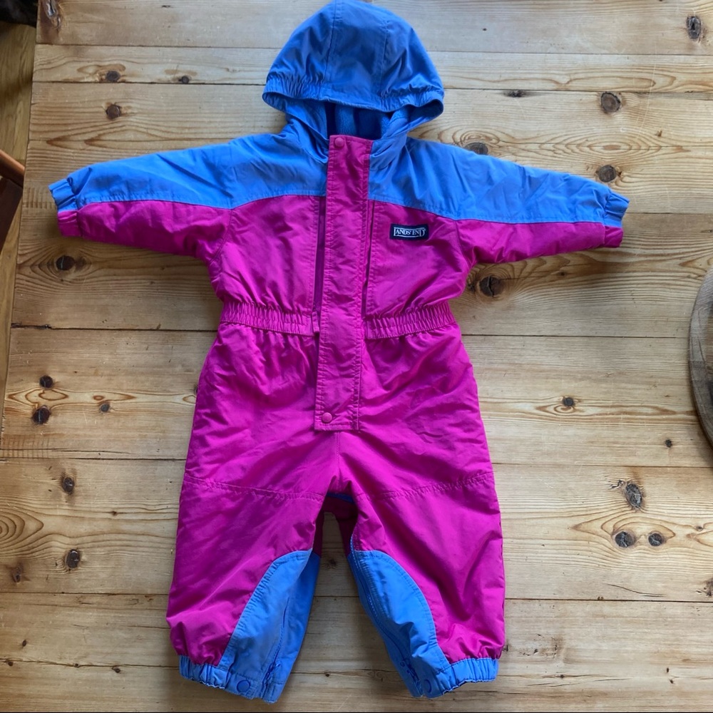 Lands End One Piece Infant Toddler Snow Suit